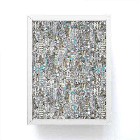 Sharon Turner Aluminum City Framed Mini Art Print
