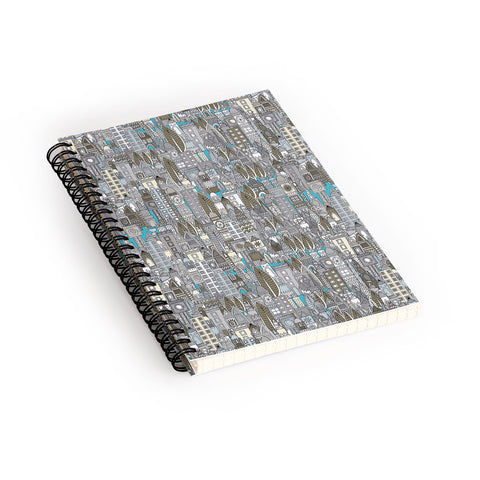 Sharon Turner Aluminum City Spiral Notebook