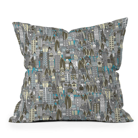 Sharon Turner Aluminum City Throw Pillow