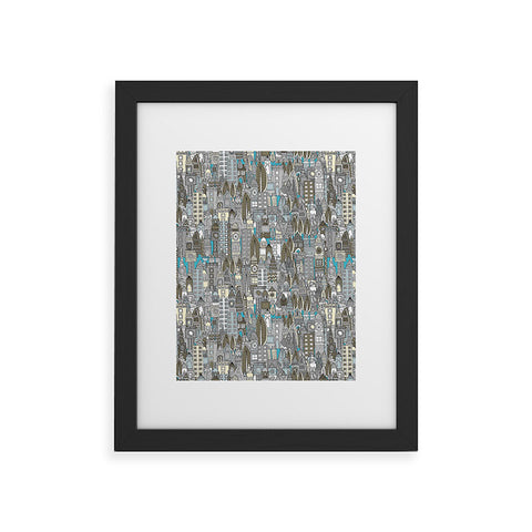 Sharon Turner Aluminum City Framed Art Print