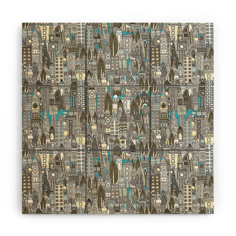 Sharon Turner Aluminum City Wood Wall Mural