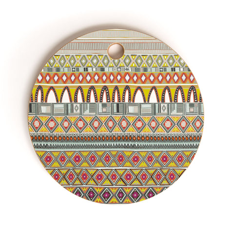 Sharon Turner amber veneto Cutting Board Round