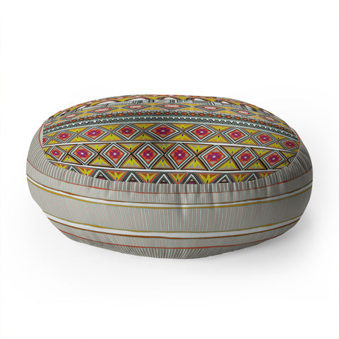 Sharon Turner amber veneto Floor Pillow Round