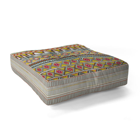 Sharon Turner amber veneto Floor Pillow Square