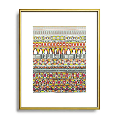 Sharon Turner amber veneto Metal Framed Art Print