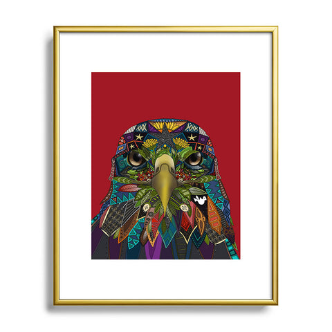 Sharon Turner American Eagle Metal Framed Art Print