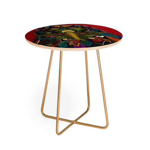 Sharon Turner American Eagle Round Side Table