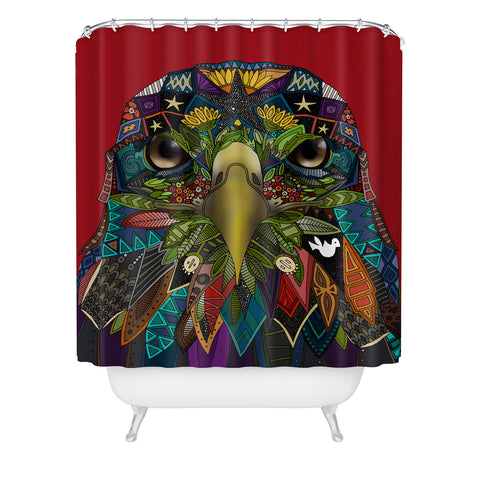 Sharon Turner American Eagle Shower Curtain