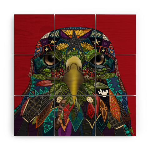 Sharon Turner American Eagle Wood Wall Mural