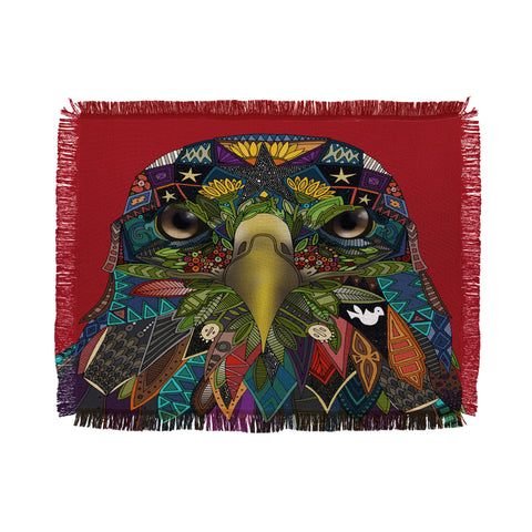 Sharon Turner American Eagle Throw Blanket
