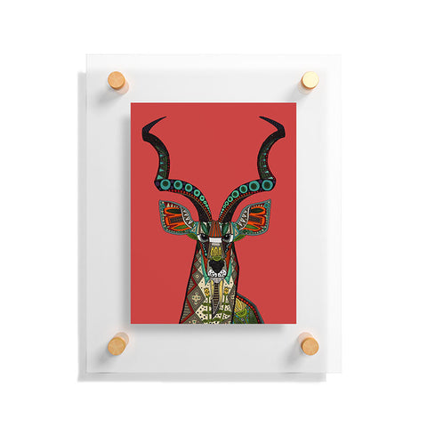 Sharon Turner antelope red Floating Acrylic Print
