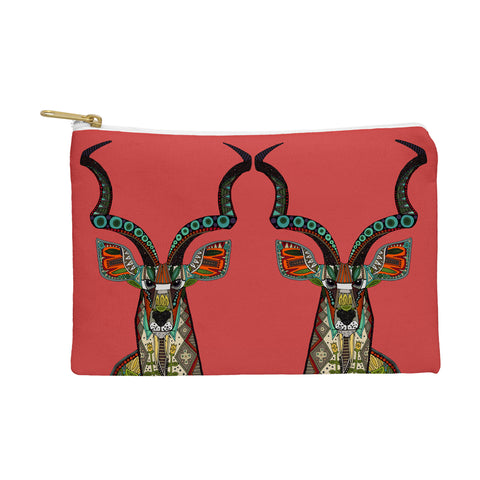 Sharon Turner antelope red Pouch