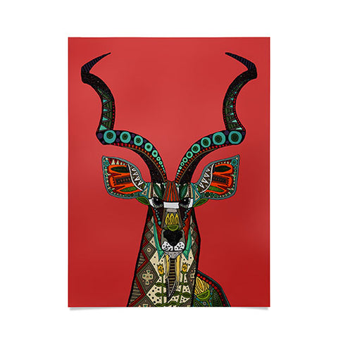 Sharon Turner antelope red Poster
