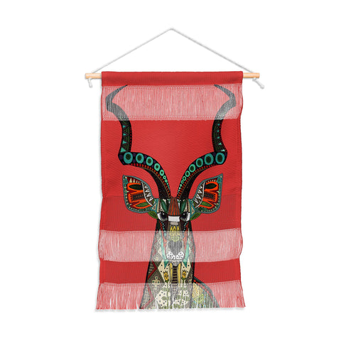 Sharon Turner antelope red Wall Hanging Portrait