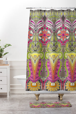 Sharon Turner Aphrodites Garden Shower Curtain And Mat