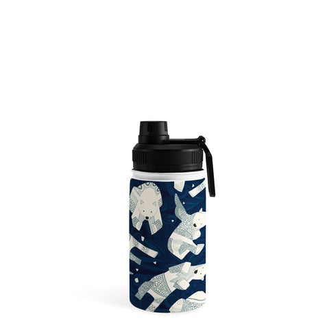 Sharon Turner arctic polar bears Water Bottle