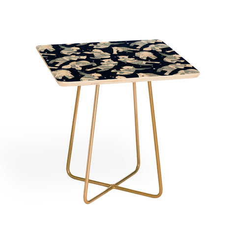 Sharon Turner arctic polar bears Side Table