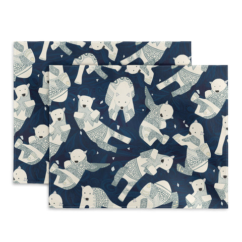 Sharon Turner arctic polar bears Placemat