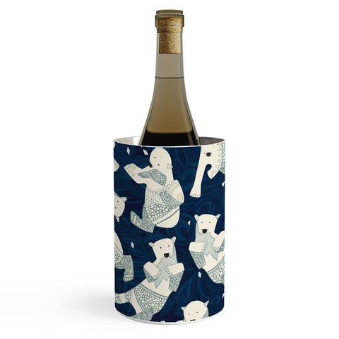 Sharon Turner arctic polar bears Wine Chiller