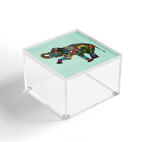 Sharon Turner asian elephant Acrylic Box