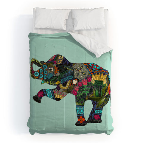 Sharon Turner asian elephant Comforter