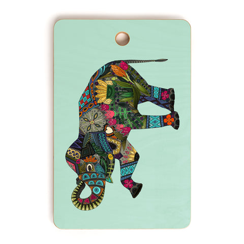 Sharon Turner asian elephant Cutting Board Rectangle