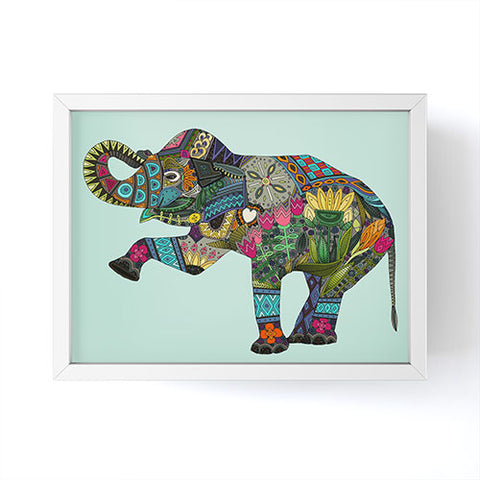 Sharon Turner asian elephant Framed Mini Art Print