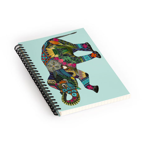 Sharon Turner asian elephant Spiral Notebook