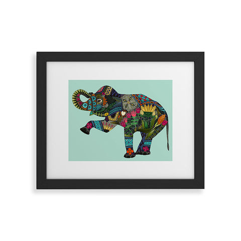 Sharon Turner asian elephant Framed Art Print