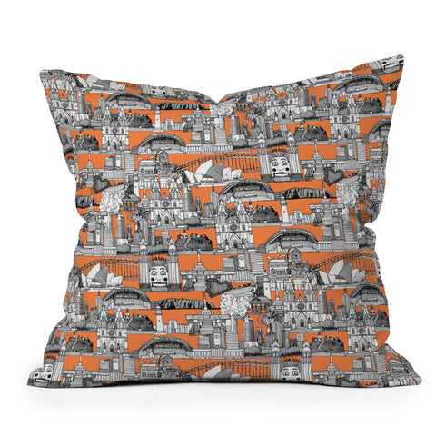 Sharon Turner Australia Throw Pillow