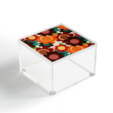Sharon Turner Autumn Flowers Acrylic Box