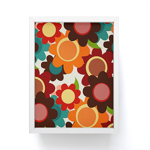 Sharon Turner Autumn Flowers Framed Mini Art Print