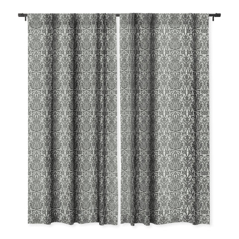 Sharon Turner Aya damask Blackout Window Curtain