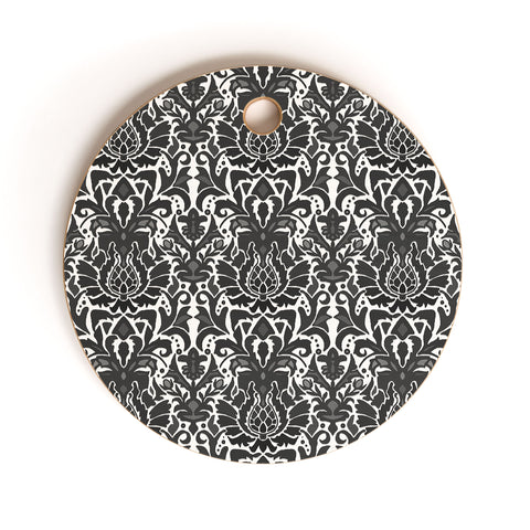 Sharon Turner Aya damask Cutting Board Round