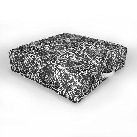 Sharon Turner Aya damask Outdoor Floor Cushion