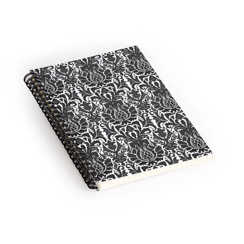 Sharon Turner Aya damask Spiral Notebook