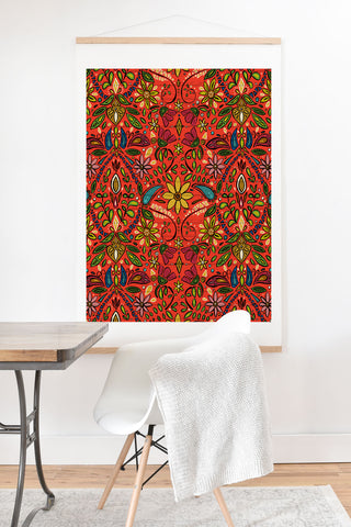 Sharon Turner aziza fire Art Print And Hanger