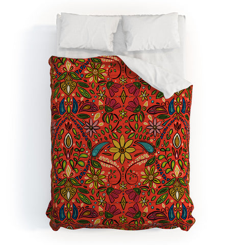 Sharon Turner aziza fire Duvet Cover