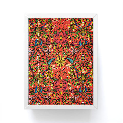 Sharon Turner aziza fire Framed Mini Art Print