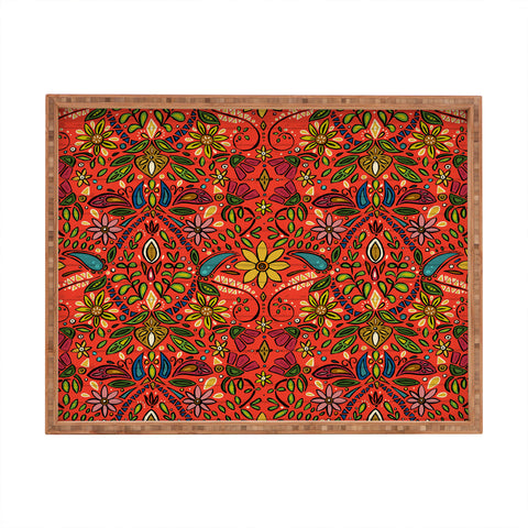 Sharon Turner aziza fire Rectangular Tray