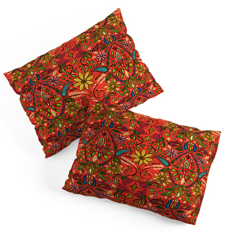 Sharon Turner aziza fire Pillow Shams