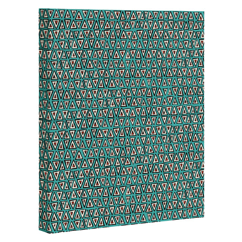 Sharon Turner aziza shakal turquoise Art Canvas