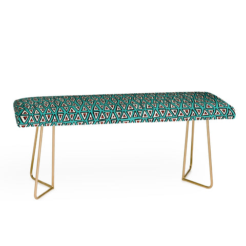 Sharon Turner aziza shakal turquoise Bench