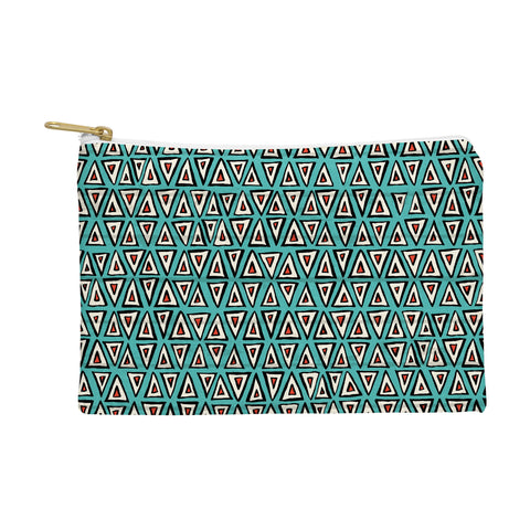 Sharon Turner aziza shakal turquoise Pouch