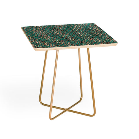Sharon Turner aziza shakal turquoise Side Table