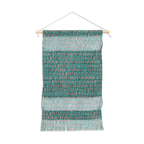 Sharon Turner aziza shakal turquoise Wall Hanging Portrait