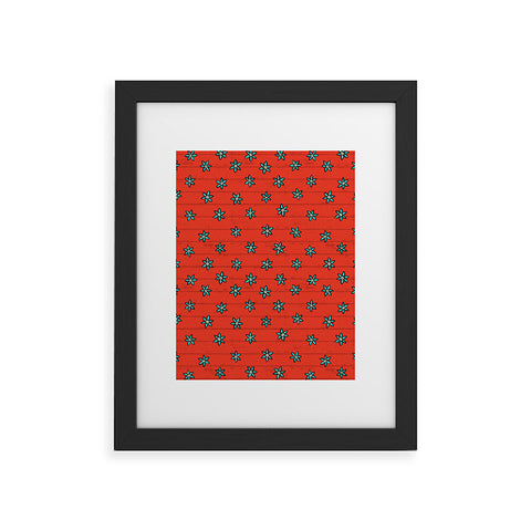 Sharon Turner aziza zuhur fire Framed Art Print