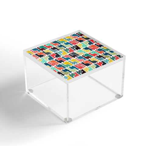 Sharon Turner baby llamas Acrylic Box