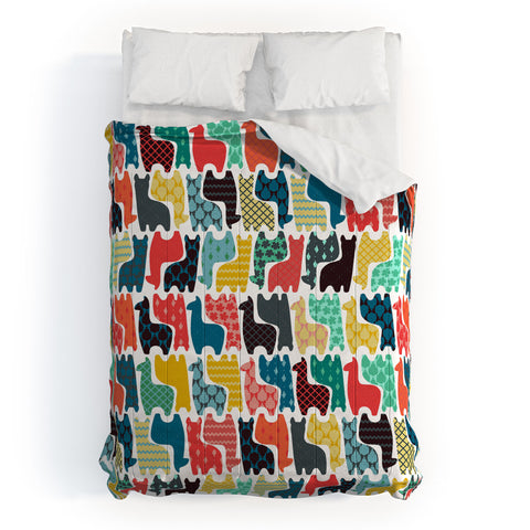 Sharon Turner baby llamas Comforter
