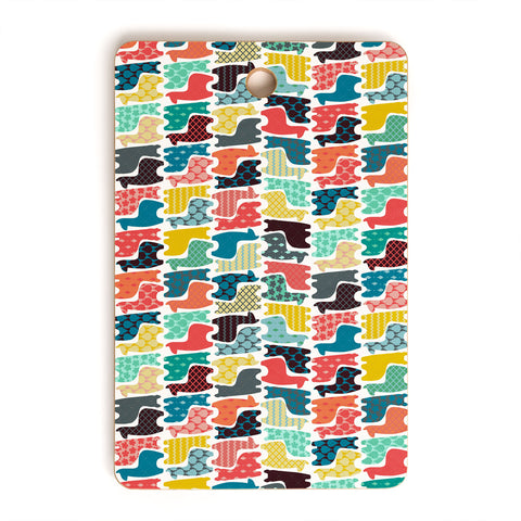 Sharon Turner baby llamas Cutting Board Rectangle